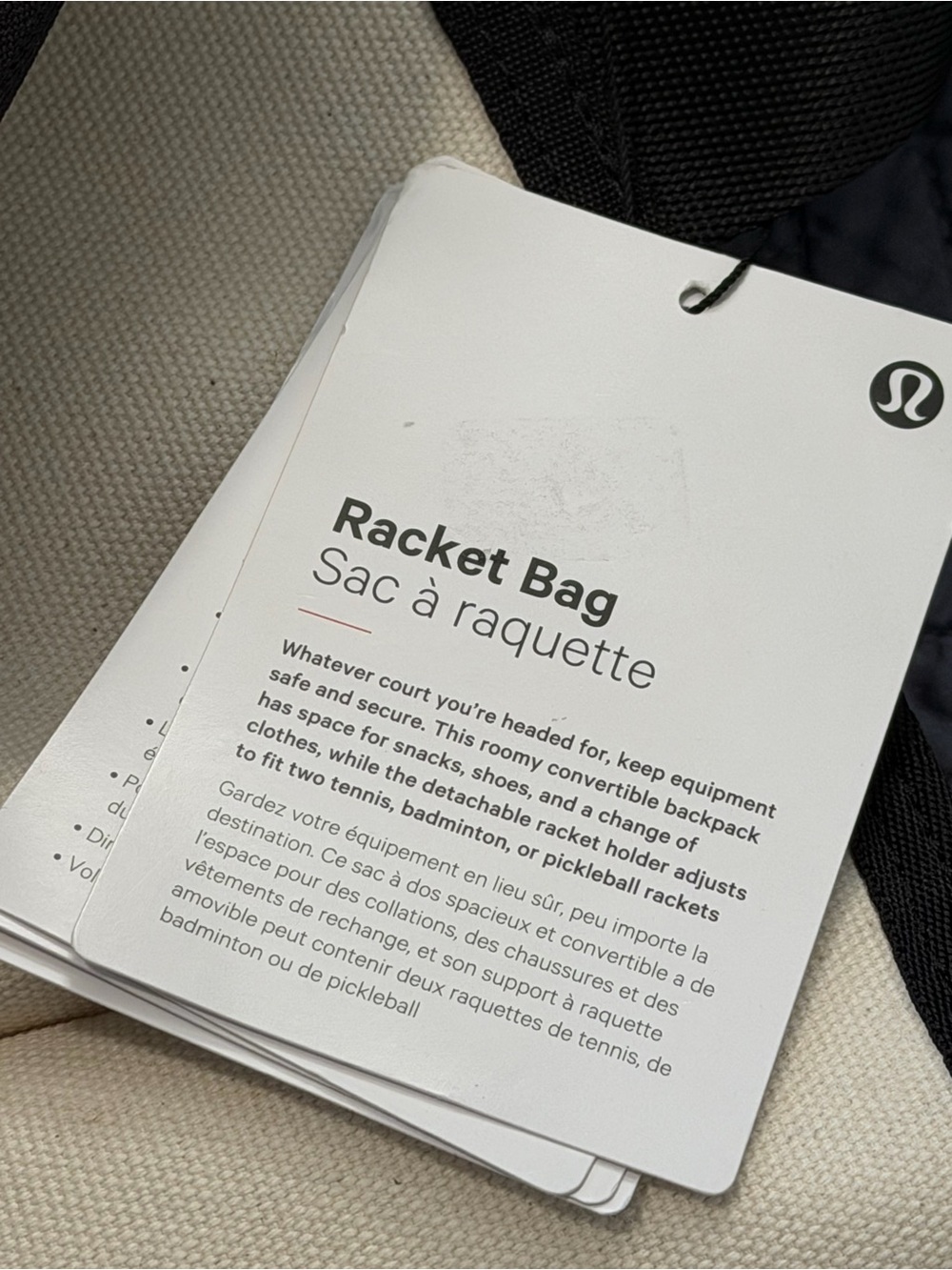 Lululemon Racket Bag 19L - Picture 10 of 14